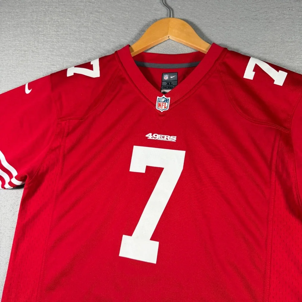 Nike‎ Kids San Francisco 49ers Colin Kaepernick 7 Jersey Red XL 18-20 NFL 5445